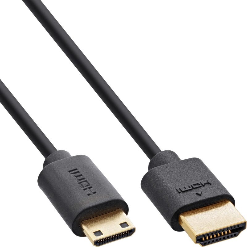 Inline Cable Slim Ultra High Speed HDMI Am/Cm (mini) 8K4K Black 1,5M