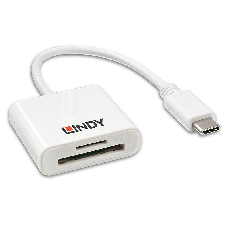 Lindy Card Reader External USB 3.1 Type-c SD And microSD