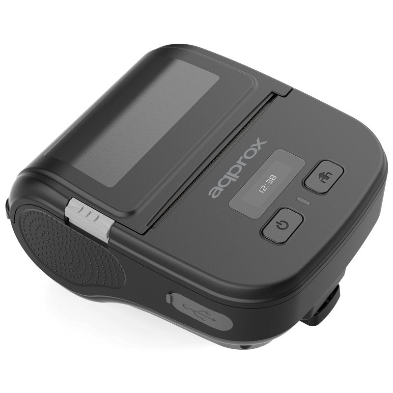 Approx Printer Tickets APPPOS80PORTABLE Thermal Wide Paper 80MM Usb-Bluetooth Black