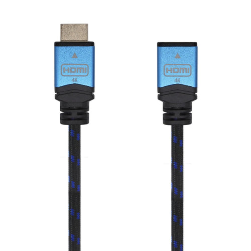 Aisens HDMI Cable V2.0 Prolongador Premium High Speed / Hec 4K@60HZ 18Gbps - a/m-a/H - 3.0M - Black — image 1