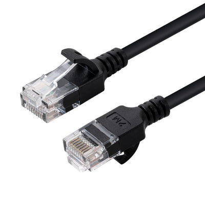 Microconnect V-UTP6A03S-SLIM Network Cable Black 3M CAT.6A U/UTP [UTP] — image 1