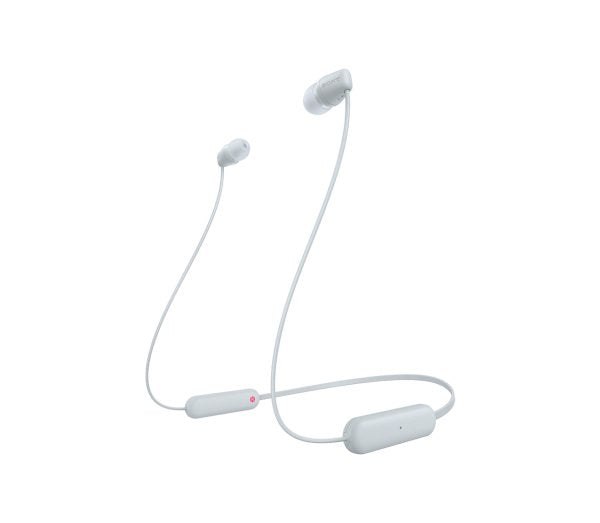 Sony WI-C100 Headphones Wireless In-ear Bluetooth White