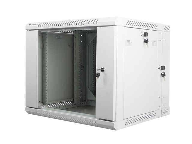 Lanberg Cabinet Rack 19 Double Sección Assembly Wall 9U / 600X600 Autoarmas (paquete Flat Grey