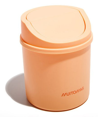 Muitomas, Papelera Desk Mini, With Door Abatible And Cover Removible, Compacto Desk And Office 130X130X170 Mm, — image 1
