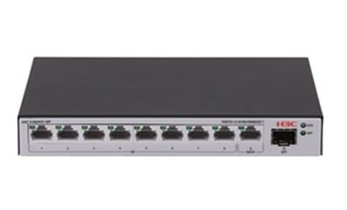 H3C LS-1600V2-10P-GL Switch Gestionado Gigabit Ethernet (10/100/1000) Black Grey