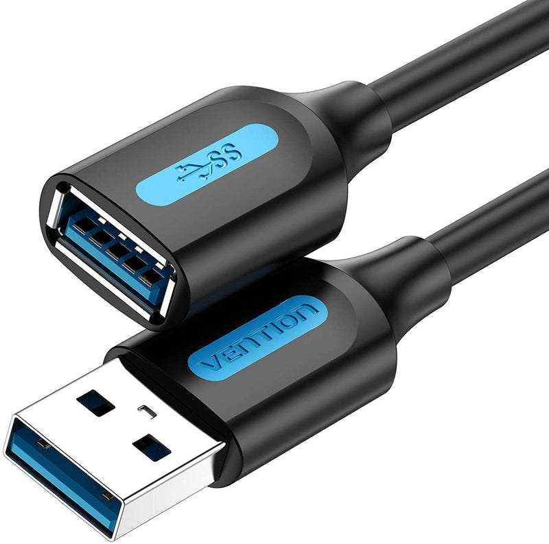 Vention Cable Alargador USB 3.0 Cbhbg USB Male USB Female 1.5M Black