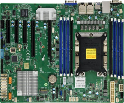 Motherboard Super Micro Intel 3647 X11SPI-TF-B Bulk ATX,8XD4 2933 Ecc, 10XSATA3, 11x USB, VGA, 5XPCIE — image 1
