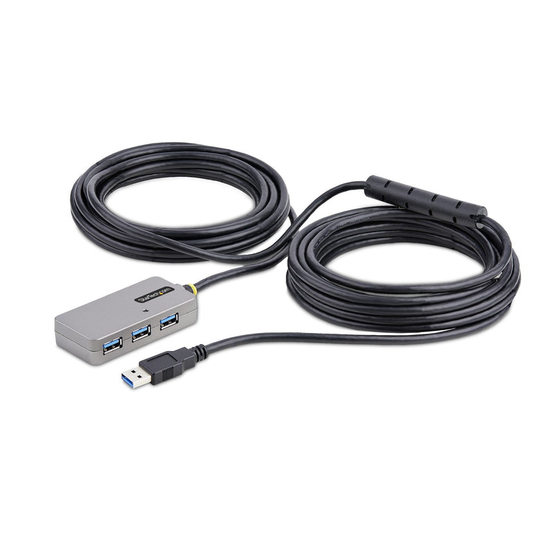 StarTech Hub .com U01043-USB-EXTENDER Interfaz USB 3.2 Gen 1 [3.1 Gen 1] Type-a 5000 Mbit/S Black Silver