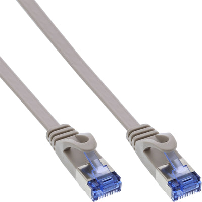 Inline Network Cable Flat , U/FTP, CAT.6A, Grey 2M — image 1
