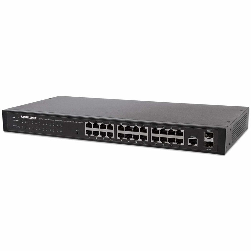 Intellinet Switch 24X Ge Web-managed Rackmount 2X Sfp