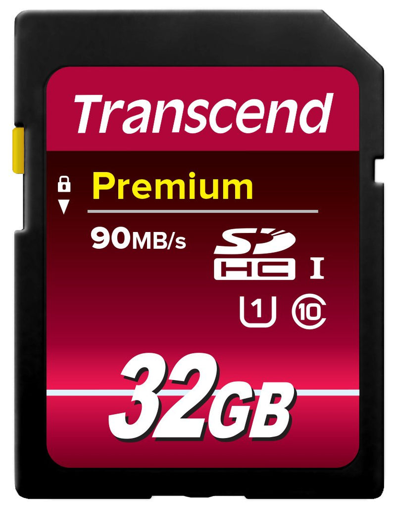 Transcend 32GB Sdhc Class 10 Uhs-i Memory Flash Clase 10