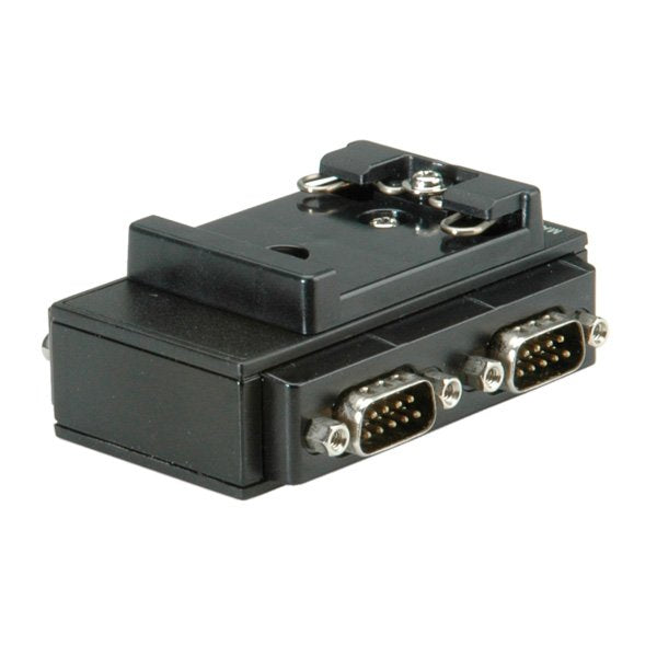 Roline USB 2.0 Según RS232 Adapter Fr Din Carril Din, 4 Port