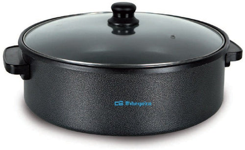 Orbegozo Pot Paellero Pz 8100 1500W Ø40CM Fondo 9CM Thermostat With Temperatura Adjustable Cover Glass With Va — image 1