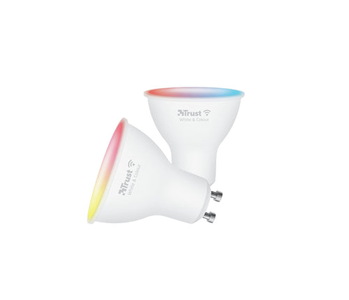 Trust GU-10 Duo-pack Rgbcw LED Spot Wi-Fi Smarter Wi-Fi Led-strahler, White And Farbig, Fassung GU10, Ihrem Sm — image 1