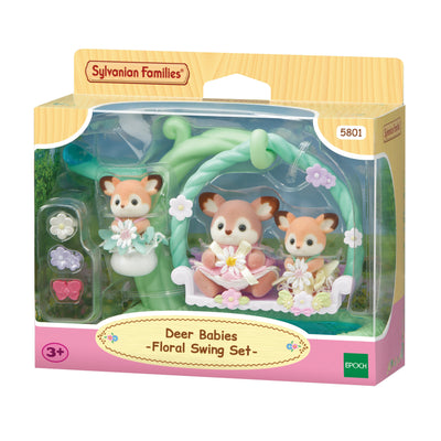 Epoch Sylvanian Families - Reh Babys With Blumenschaukel Set 5801 — image 1