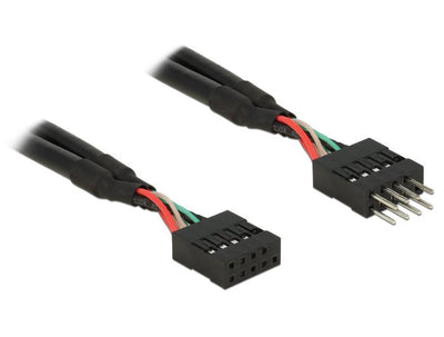 Delock USB 2.0 Cable Extensión 10 Pines 10CM — image 1