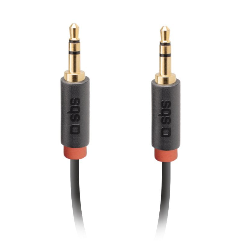 Sbs TECABLE35KR Cable Audio 1,5M 3,5MM Black