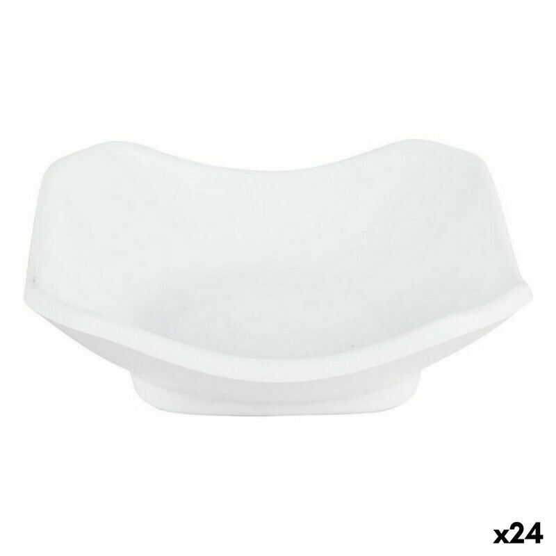 Tasting Set Viejo Valle Troya White Melamin Squared 11 x 11 x 3,5 cm (24 Units)