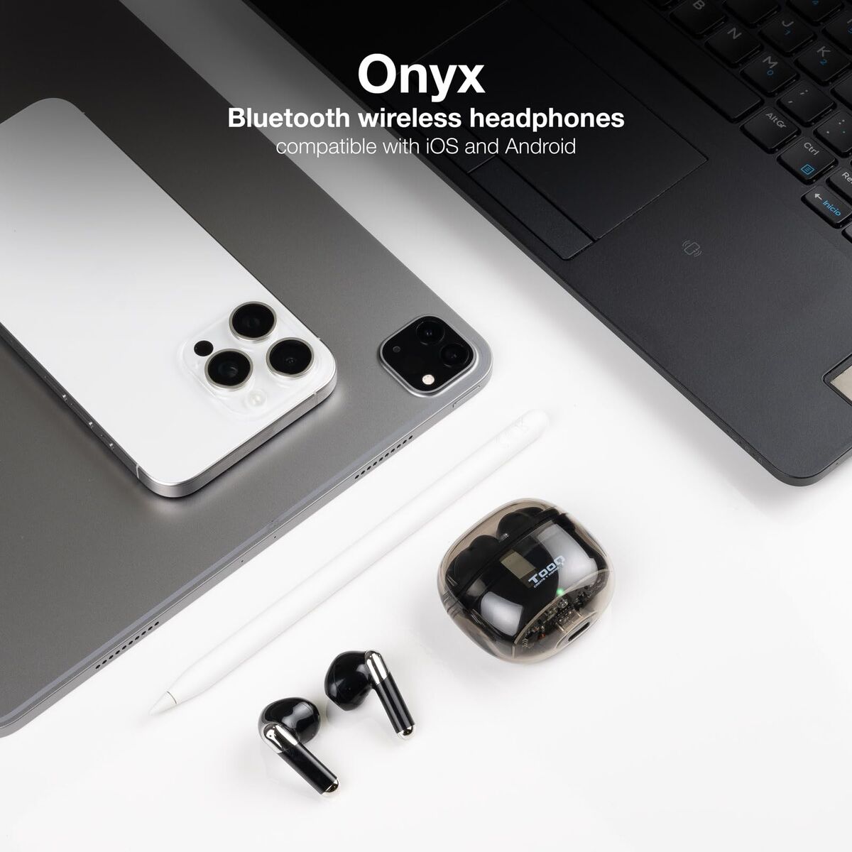 Tooq Headphones With Microphone Tooq Onyx