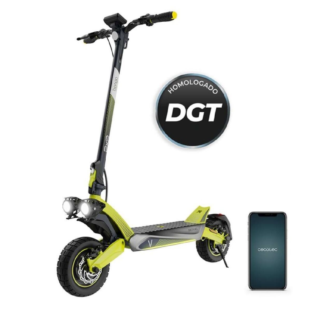 Cecotec Electric Scooter Cecotec Bongo V55 2X2 Connected 1600 W Black 25 Km/H