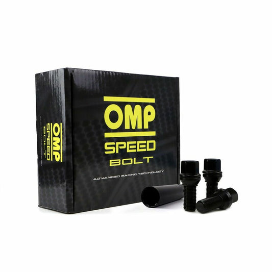 Screw kit OMP OMPS09791201 Black M12 x 1,50 33 mm (20 Units)