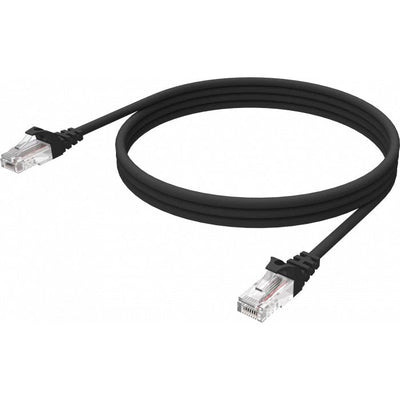 Cable CAT.6 1M RJ45 (m) a RJ45 (m) Par Trenzado Blindado STP CAT.6A 10Gbps 24 Awg With Protector Black — image 1