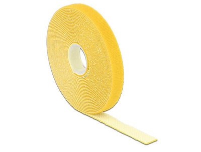 Delock 18735 Tape Velcro Roll 5M X An 13MM Yellow — image 1