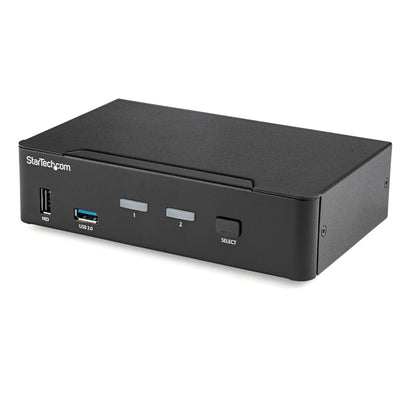 StarTech.com Switch Conmutador KVM DisplayPort 2 Ports 4K 60HZ Switch KVM DisplayPort 1.2 Conmutador KVM / Aud — image 1