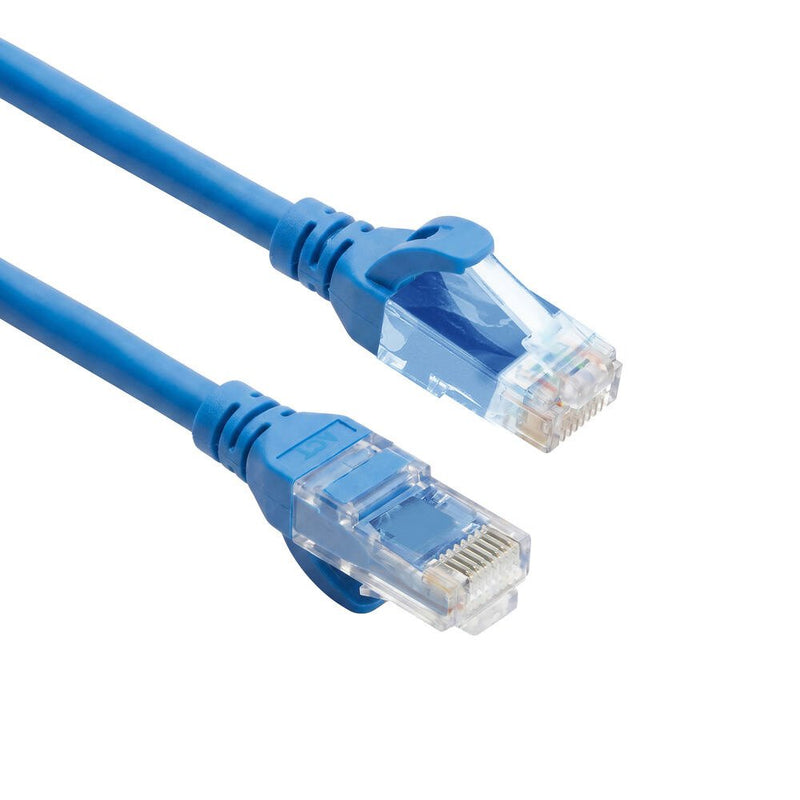 Blue 10 Meters Tpe U UTP CAT.6A Ultra-flex Patch Cable Snagless With RJ45 Connectors