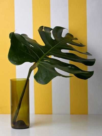 Yellow Stripes eco wallpaper