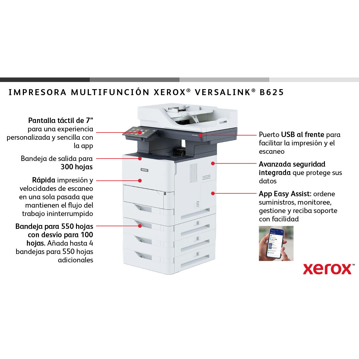 Xerox Multifunction Printer Xerox B625V_Dn