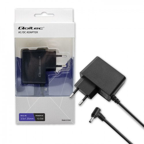 Qoltec Charger 10.5W 5V 2.1A 3,5*1,35