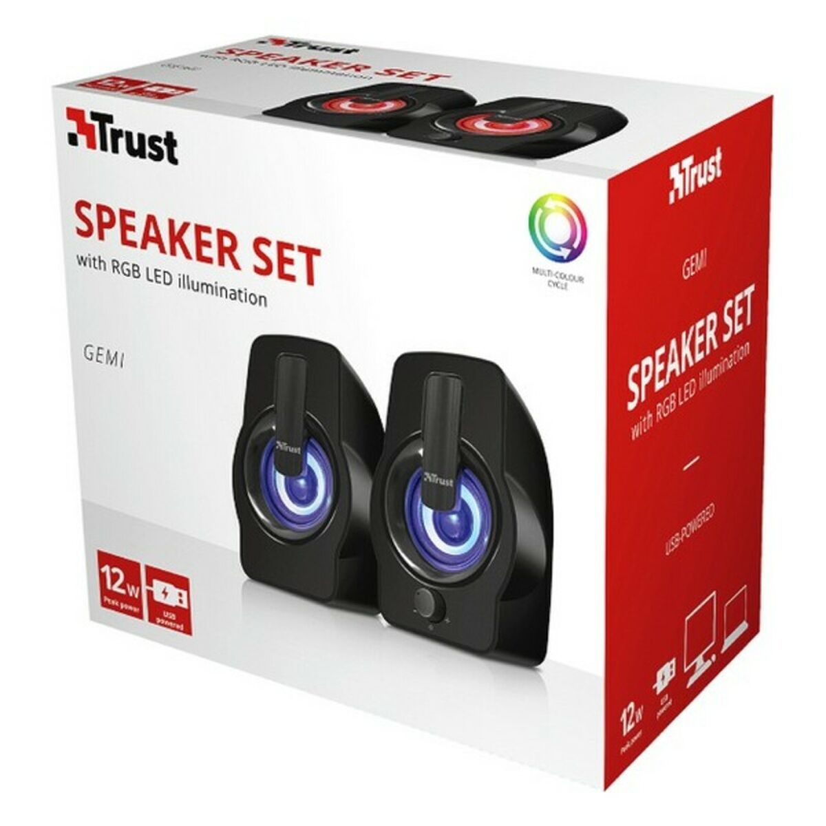 Trust Pc Speakers Trust Gemi Black 6 W 5 W 12 W