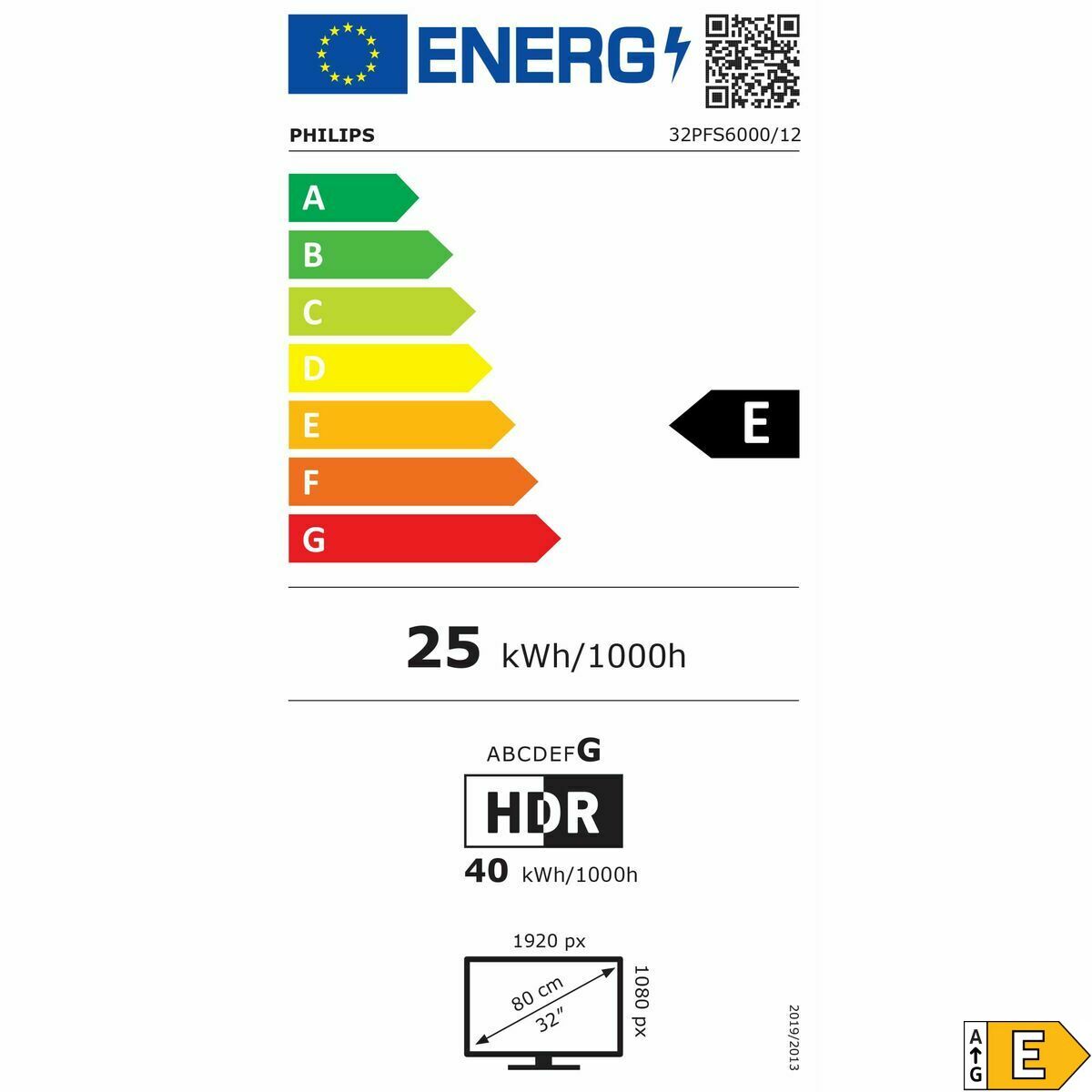 Philips Smart Tv Philips 32Pfs6000 32" Full Hd Led Hdr Lcd