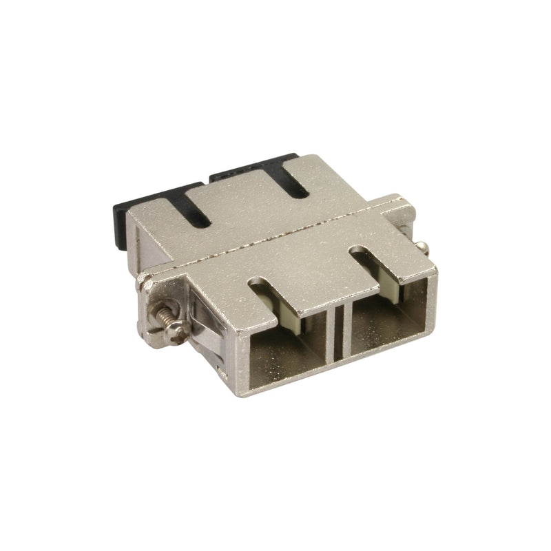 Inline Adapter Metallic Fibre Optic Duplex Sc/Sc Mm Case Ceramic With Brida