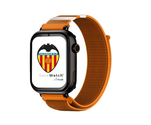 Savefamily Watch Smart Kids Savewatch Plus Edition Valencia C.f. With GPS And Llamada - Strap Fabric Orange