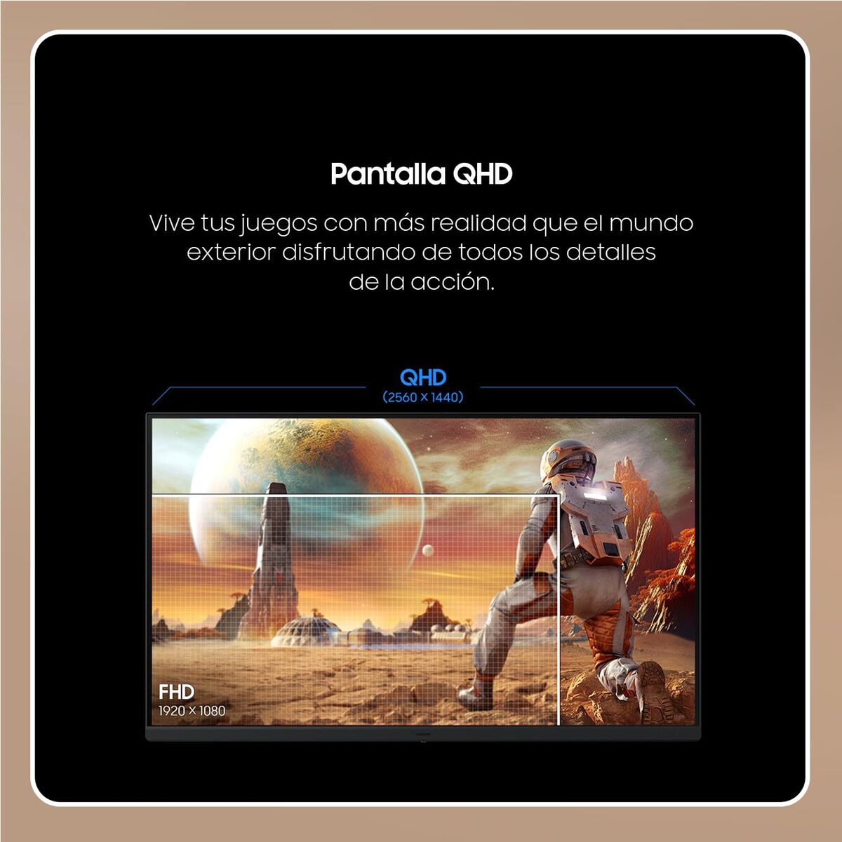 Samsung Gaming Monitor Samsung Ls27Fg530Euxen 27" Quad Hd