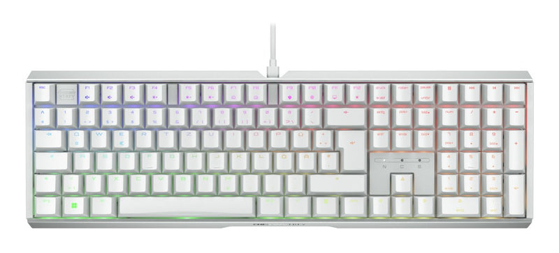 Cherry Xtrfy Mx 3.1, Keyboard Gaming White/Silver Disposición de, Cherry MX2A Network G80-3890LJADE-0