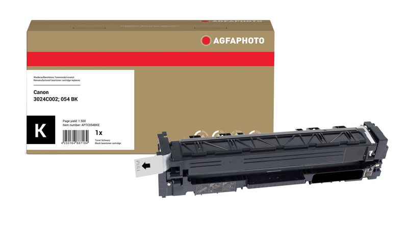 Agfaphoto Replacement For Toner APTC054BKE. Canon 3024C002