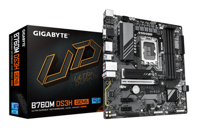 Gigabyte Motherboard B760M DS3H GEN5 LGA1700/ B760 Chipset/DDR5/ 1XD-SUB, 1x HDMI, 2XDP — image 1