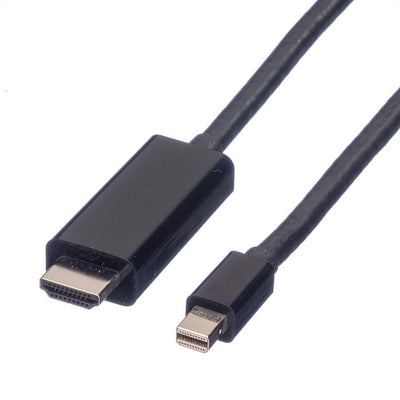 Value Mini DisplayPort Cable Mini Dp-uhdtv, St St, Black 2M — image 1