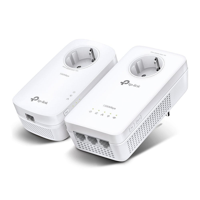 TP-Link TL-WPA8631P Kit Powerline Plc Wi-Fi AC1200 - Plug Incorporado - 3 Ports Gigabit Ethernet - Dual Band H