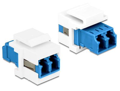 Delock Adap Keystone Lc Duplex To Lc Duplex Singlemode — image 1