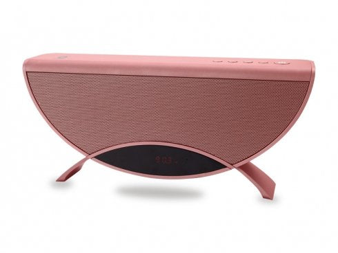 Conceptronic Bluetooth Speaker Apollyon Colour Red Reproduce MP3 From USB/microSD Radio Fm Hands Libres 10W