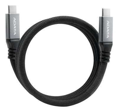 ADATA Cable Charging Magnetic USB Type-c Black USB-C CACCU3-100W-100AN-BK — image 1