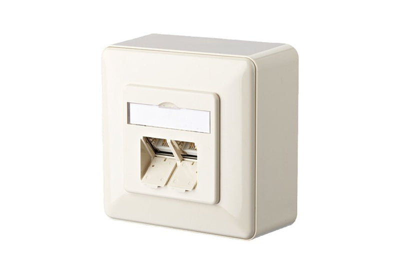Metz Connect E-dat C6A 2 Port Ap White Puro