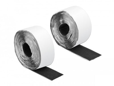 Delock Tape Velcro Self-adhesive 5M X B 50MM Black — image 1
