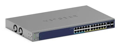 NETGEAR Smart GS728TXUP V3 Conmutador L3 Lite Smart 24 X 10/100/1000 (PoE + ) + 4 X 10 Gigabit Sfp + Desktop A — image 1