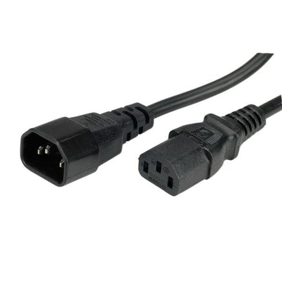 Roline Apparate-cable Connection IEC 320 C14 - C13 Black 3M — image 1