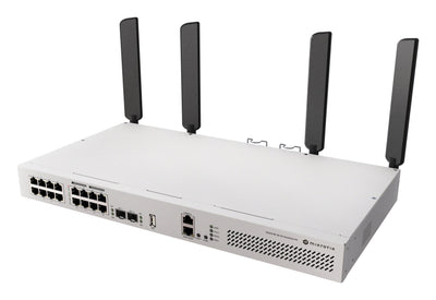 MikroTik Router CRS418-8P-8G-2S + 5AXQ2AXQ-RM — image 1